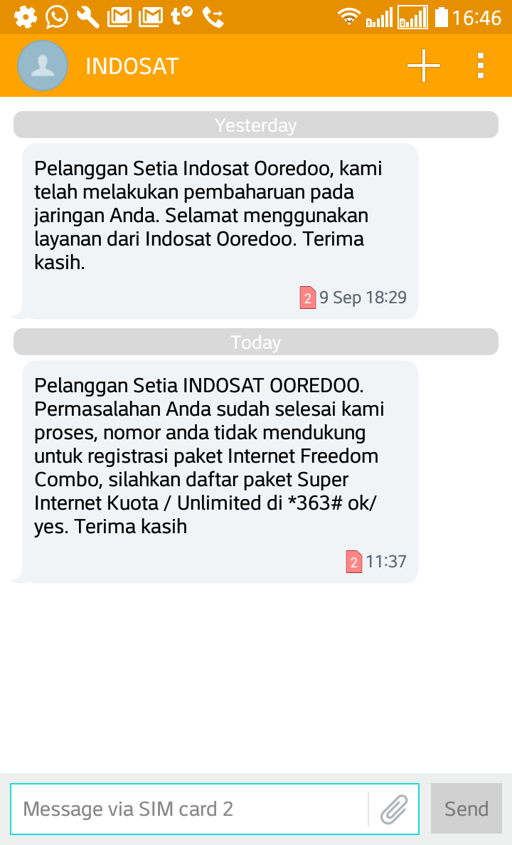 Penyesatan paket Internet Indosat Ooredoo