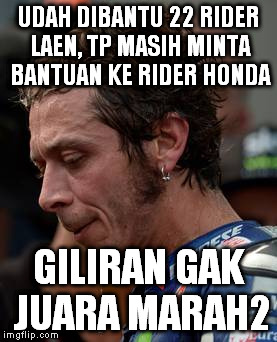 Meme Akhir Drama Rossi vs Marquez vs Lorenzo