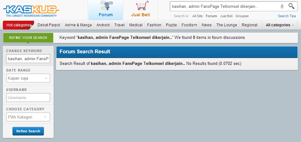 kasihan, admin FansPage T*lkomsel dikerjain..