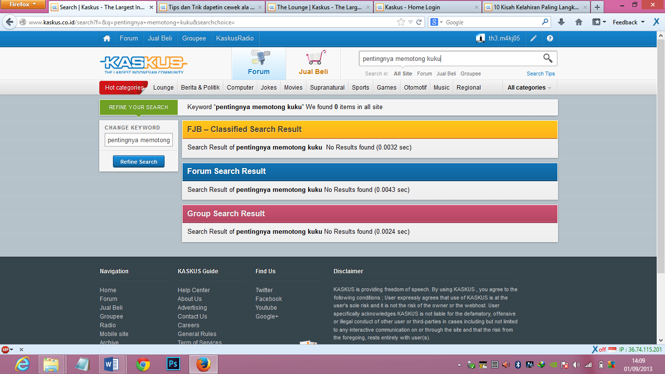 Pentingnya Memotong KUKU