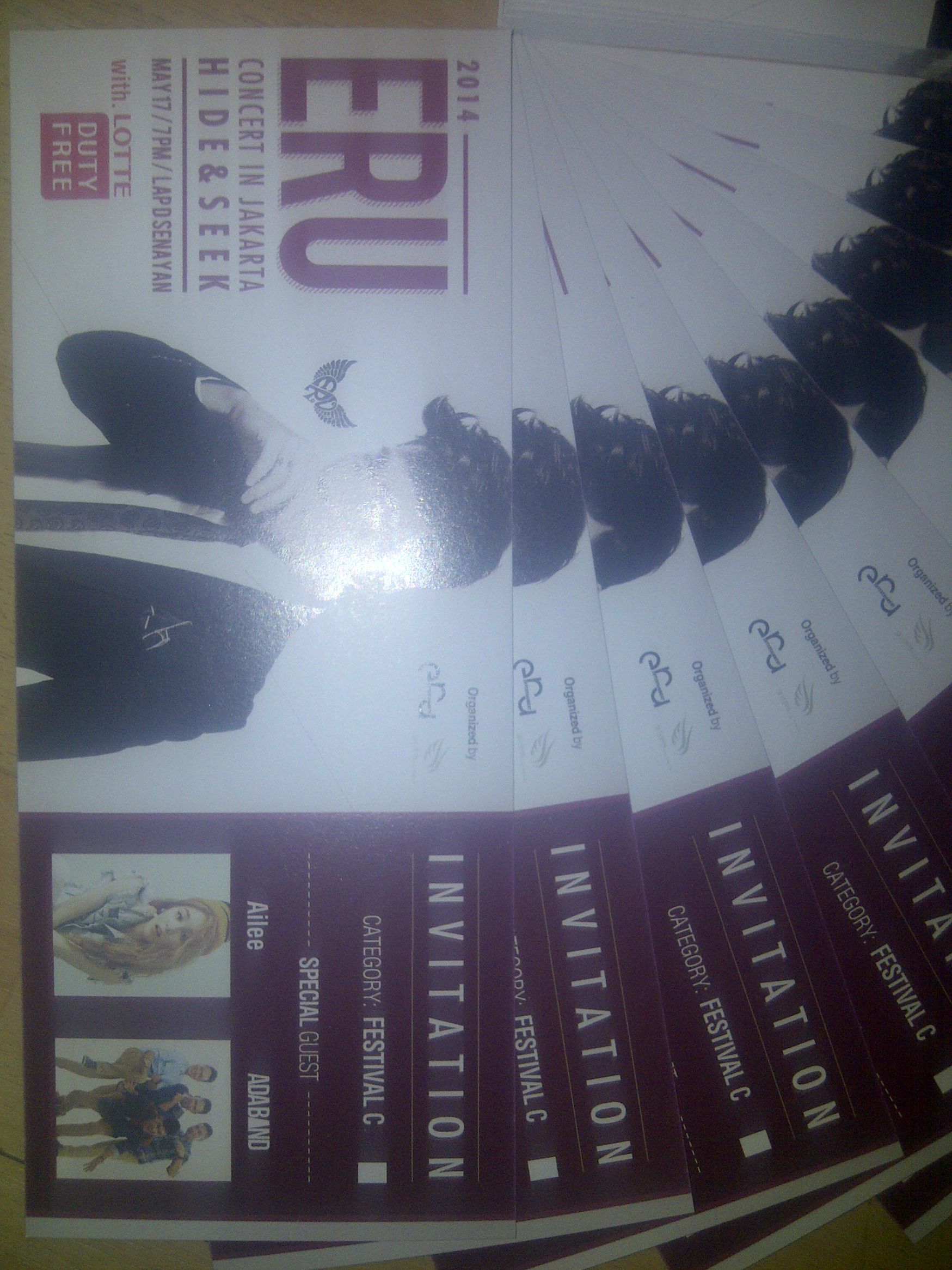 &#91;Jual CEPAT&#93; Special Guest Ailee &amp; AdaBand TICKET ERU CONCERT in JAKARTA 