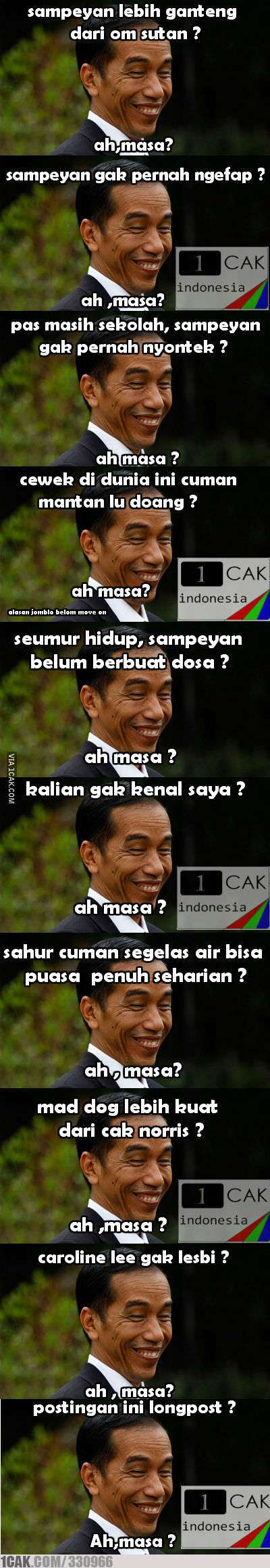 (Akhirnya) Jokowi Kebagian Meme Juga