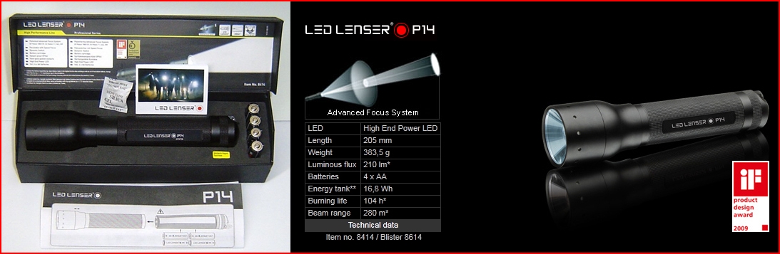 LED Lenser P3 P5 P7 T5 T7 H7 rechargeable headlamp cree torch lumen ultra fire senter