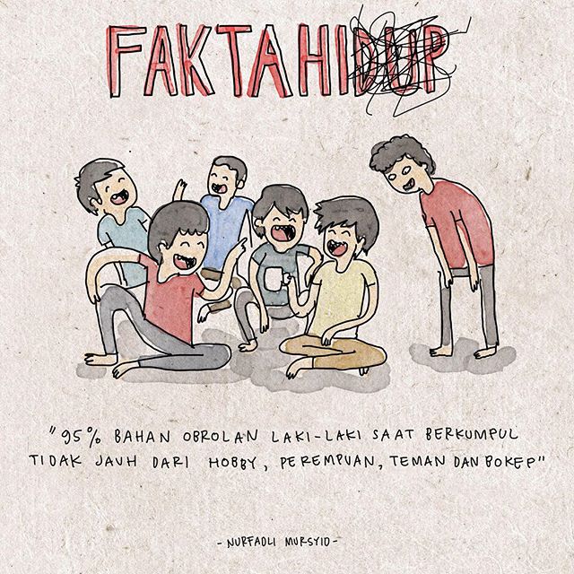 Ilustrasi Kocak 'fakta hidup' Yang Bikin Kamu Tersenyum