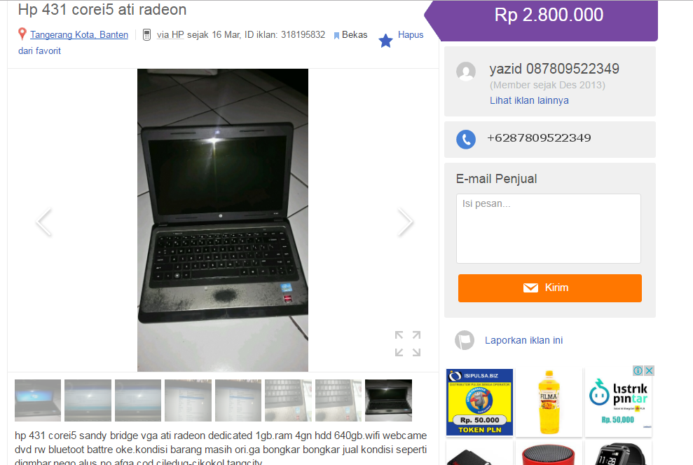 SHARE - Kehilangan barang di Kos