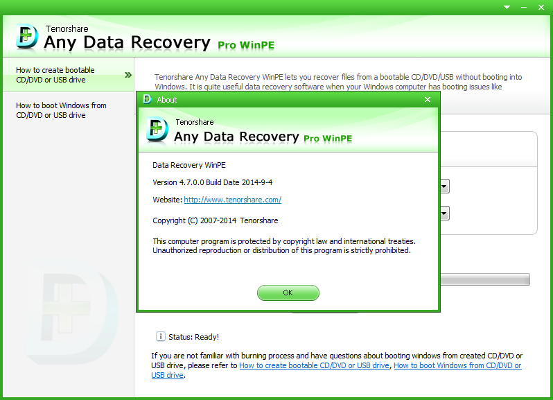 tenorshare any data recovery pro winpe