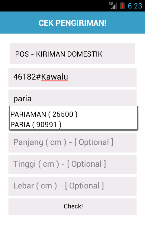 &#91; SHARE &#93; Cek Pengiriman! | Aplikasi Android Buat Agan-agan eFJeBe