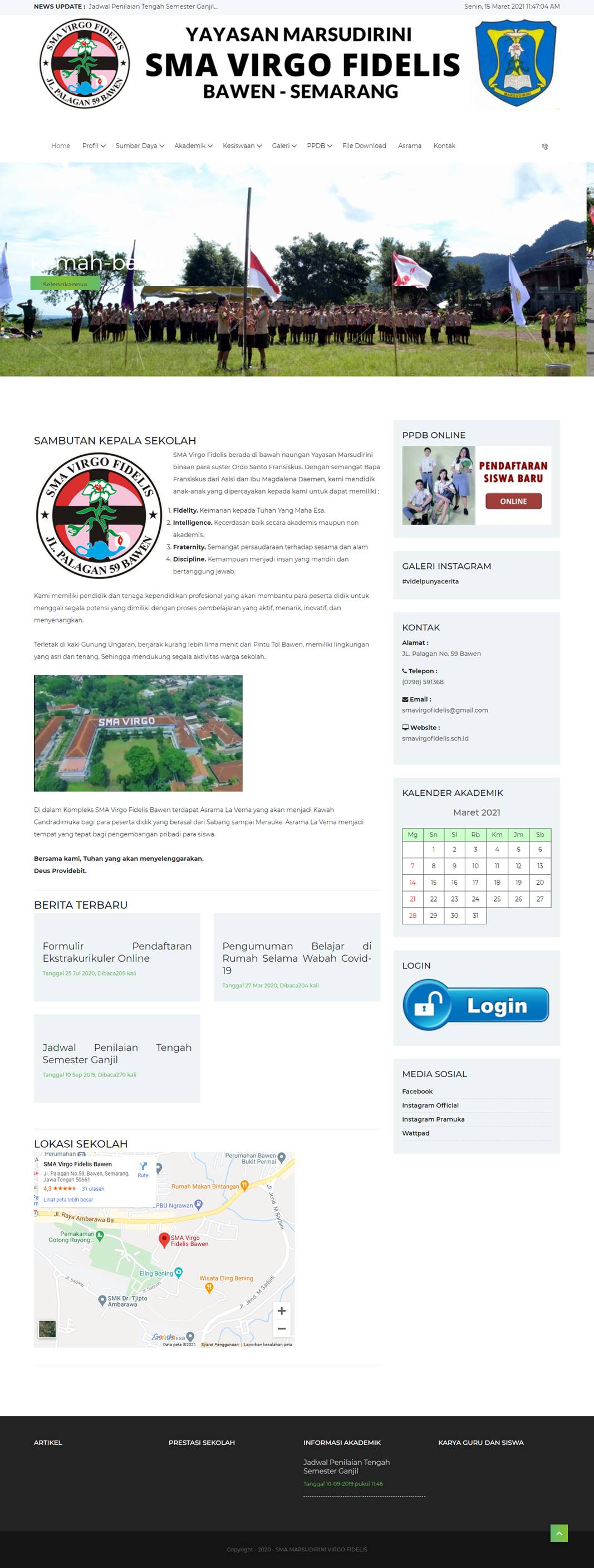 25 Contoh Web Profil Sekolah Lengkap Dari SD Sampai SMK