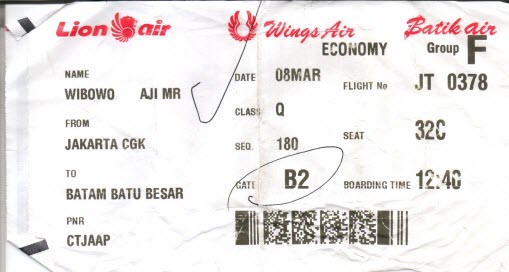 Beberapa Komplain untuk Lion Air