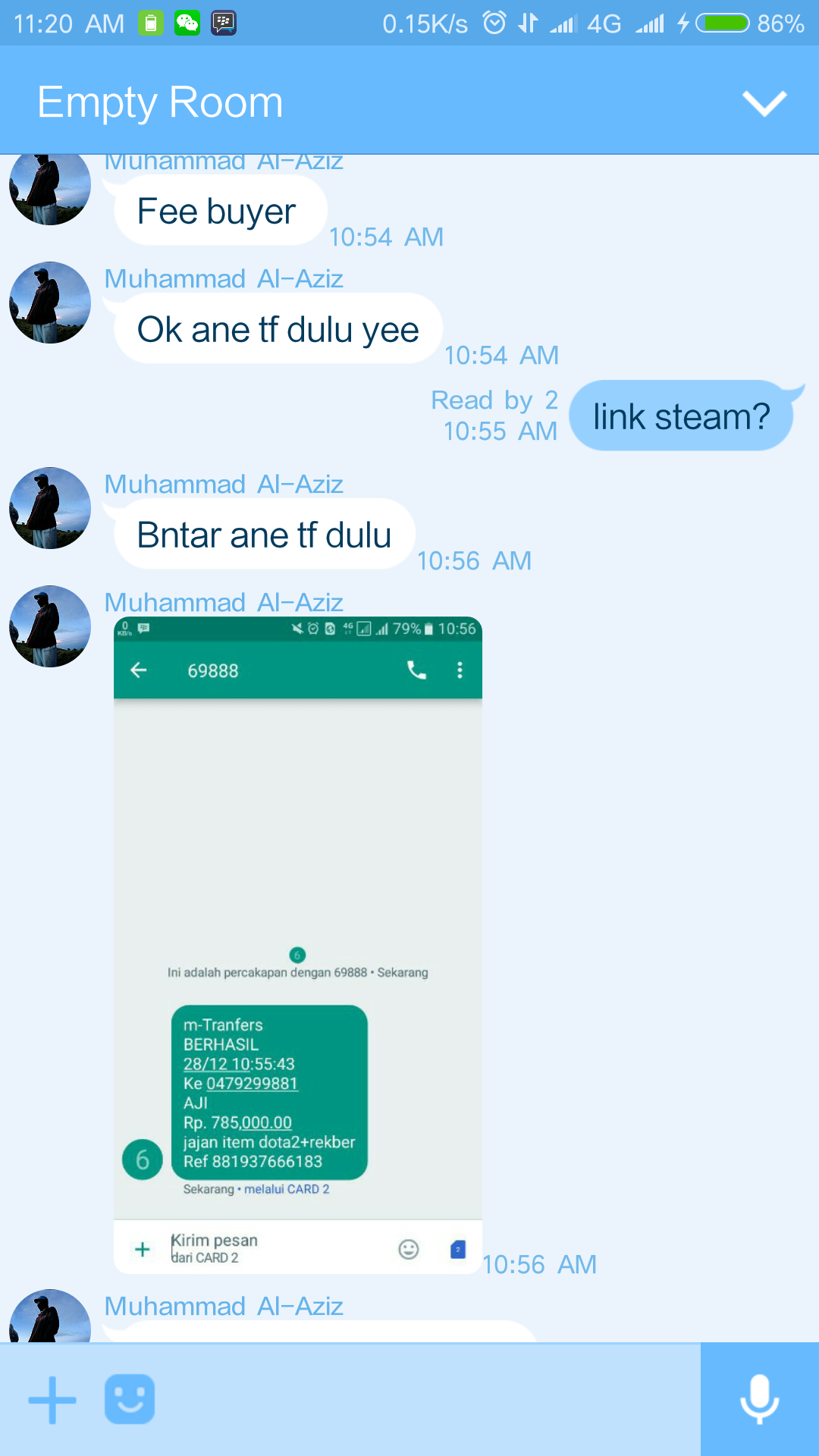 PENIPUAN REKBER dan PEMBELI ITEM DOTA 2