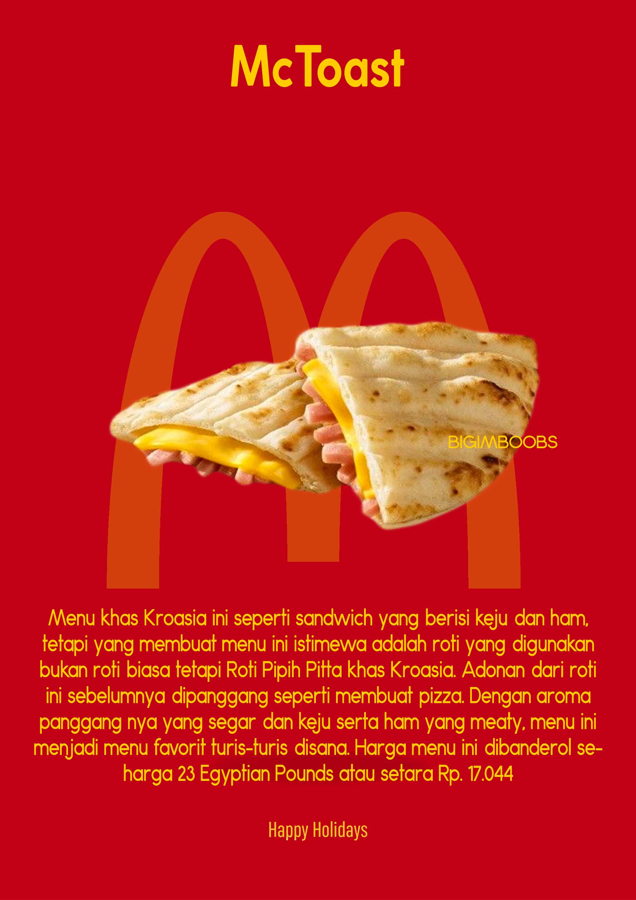 10 Menu Special dan Unik McD*nald Sedunia