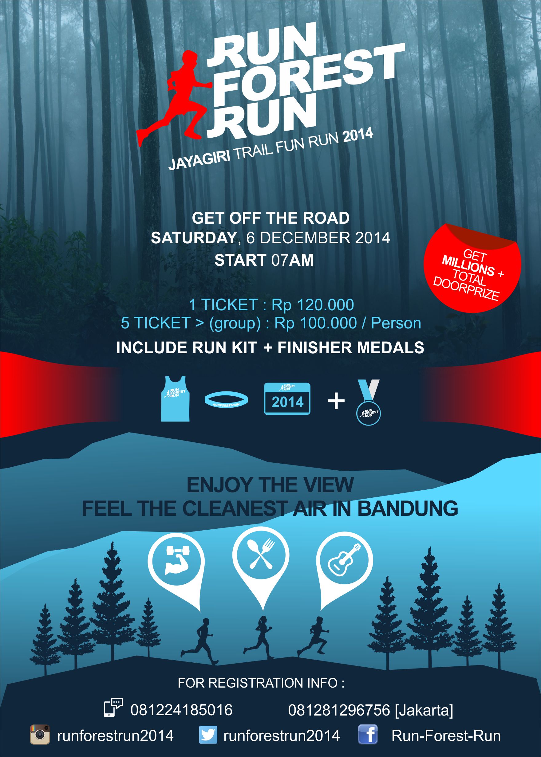 ayoo check !! Run Forest Run Fun Trial Run 2014