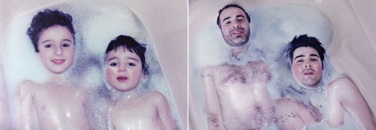 UNIK FOTO MASIH KECIL DI RECREATE SAAT DEWASA 