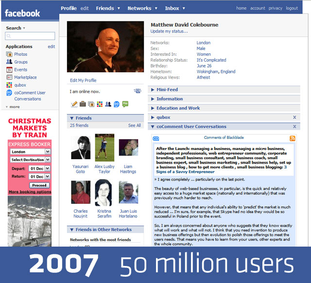 Evolusi Facebook dari masa ke masa