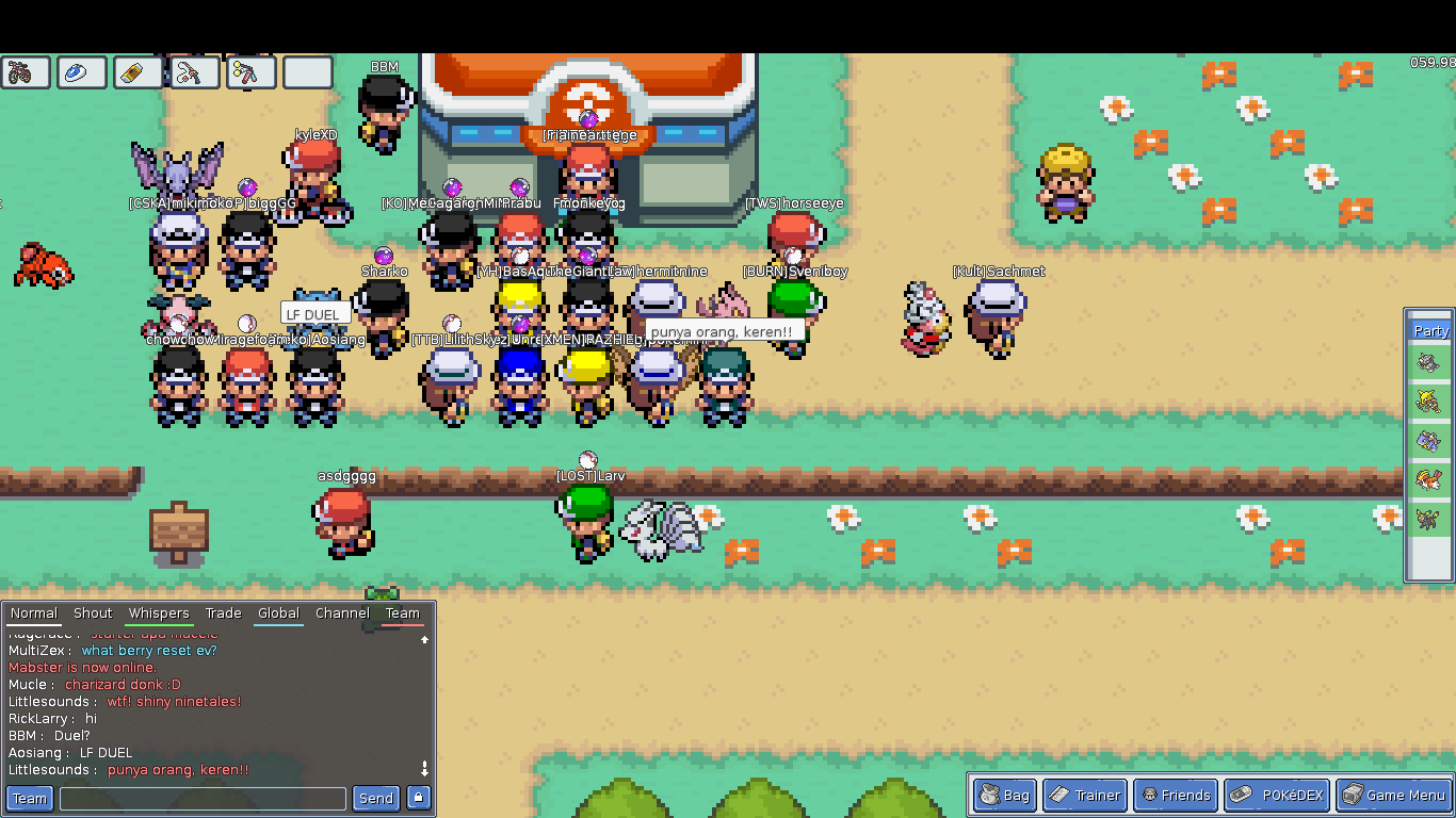 pokemon games that are free and mmorpg