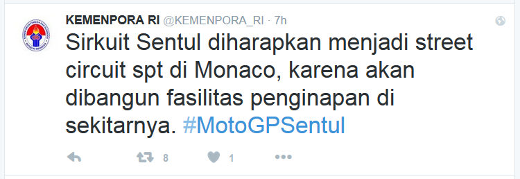 Sentul Bisa Menggelar MotoGP Jika...