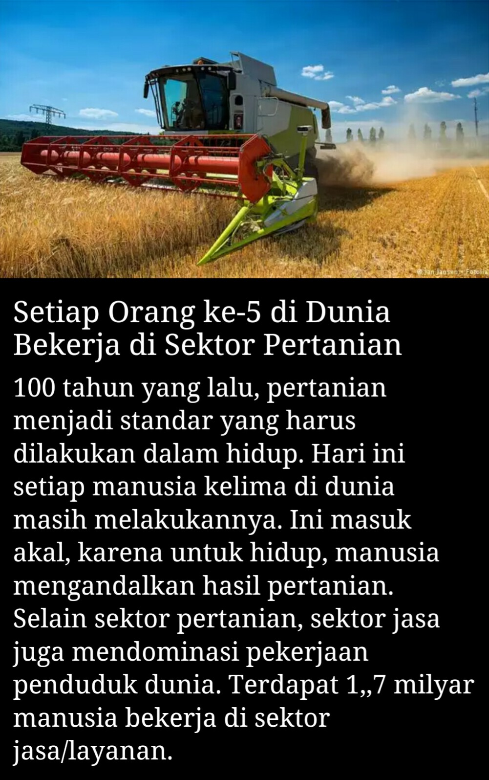 Apa Saja Yang Dilakukan Penduduk Dunia?