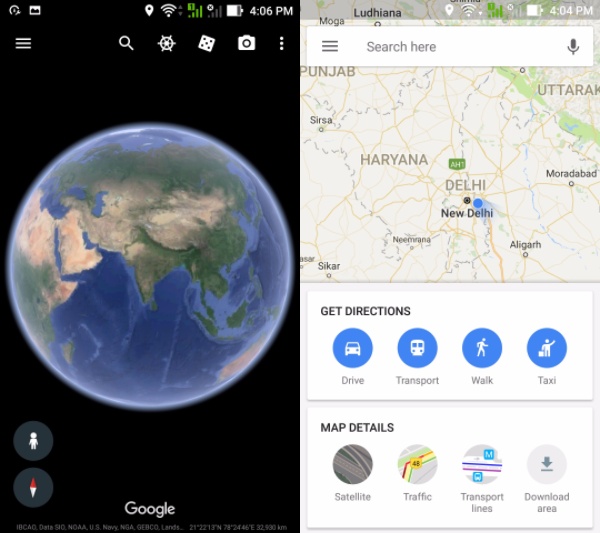 6 Perbedaan Terbesar Antara Google Maps dan Google Earth