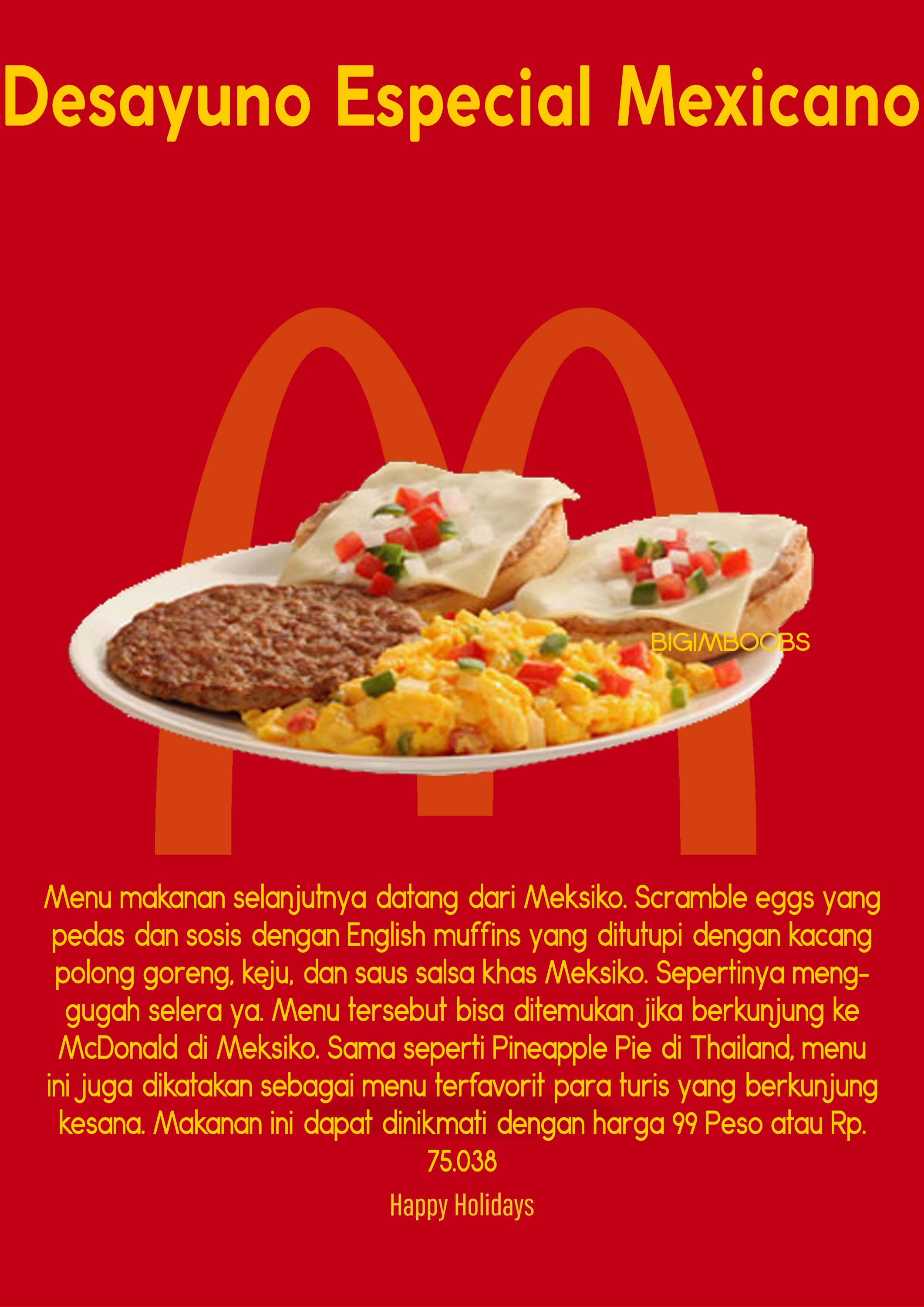 10 Menu Special dan Unik McD*nald Sedunia