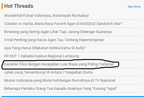 Karakter Fiksi dengan Kecepatan Luar Biasa yang Paling Terkenal