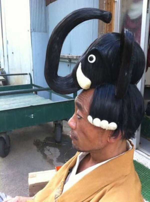 Model gaya rambut orang yang super.... Gila!