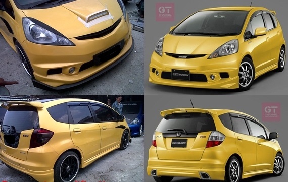 Дефлекторы honda jazz mugen