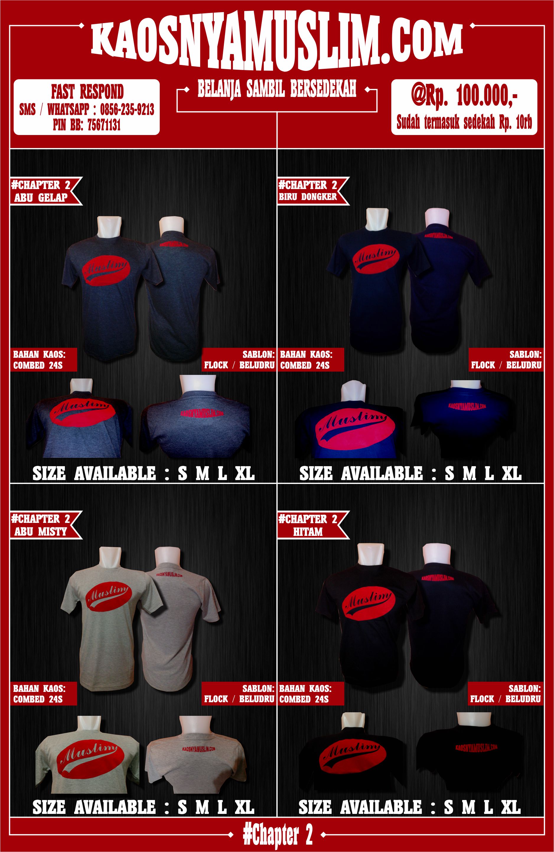 kaosnyamuslim.com (baju/kaos/fashion muslim/islami) Belanja sambil bersedekah !!!!!!!