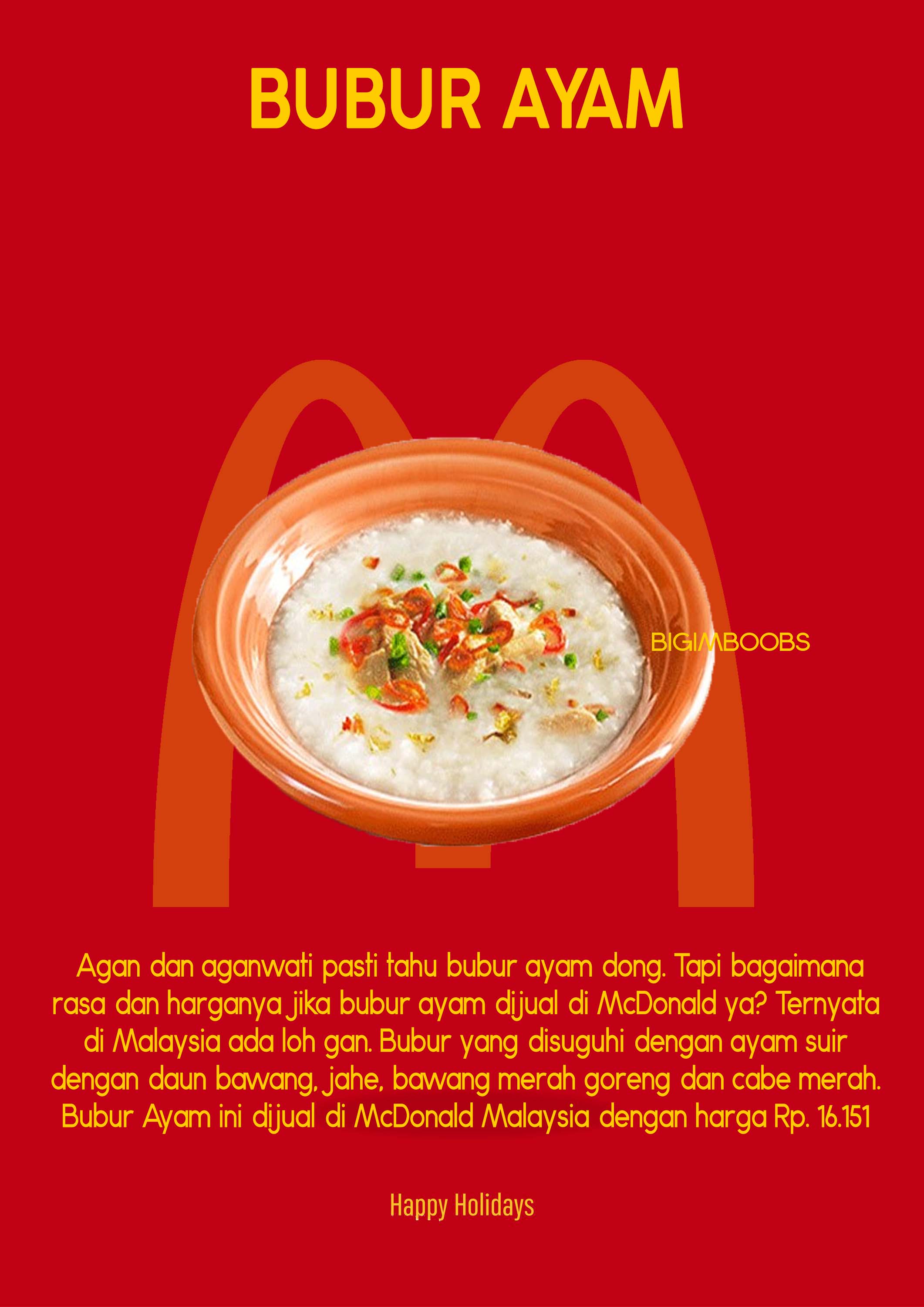 10 Menu Special dan Unik McD*nald Sedunia