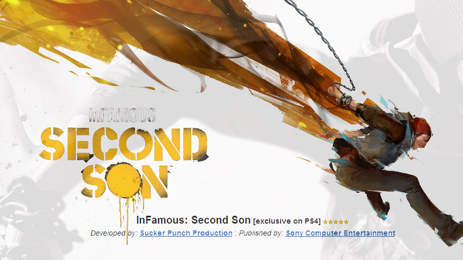 InFAMOUS: Second Son (PS4) by Sucker Punch Production and SCEA