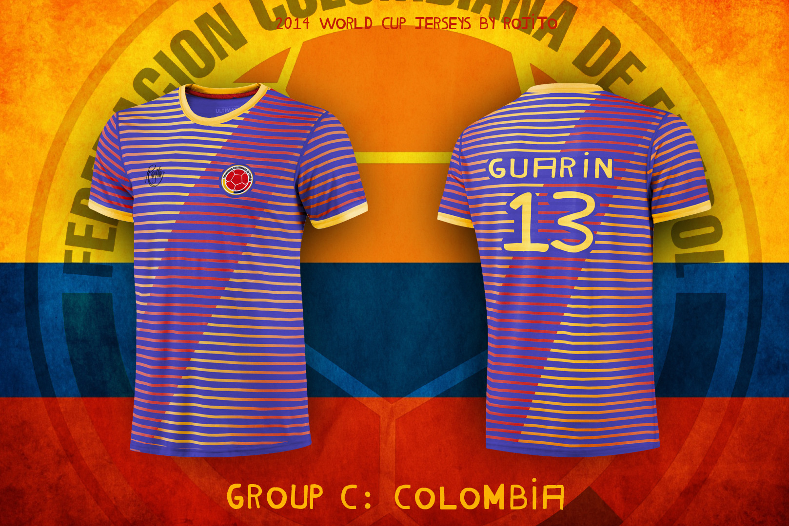 Jersey Alternatif Tim-Tim Peserta Piala Dunia 2014
