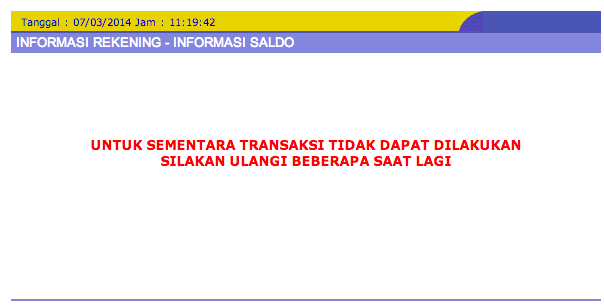 Gawat !!!! BCA melakukan Pemblokiran SEPIHAK tanpa ada Konfirmasi dari NASABAH ASLI