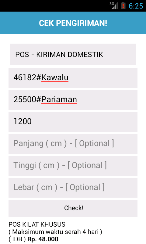 &#91; SHARE &#93; Cek Pengiriman! | Aplikasi Android Buat Agan-agan eFJeBe