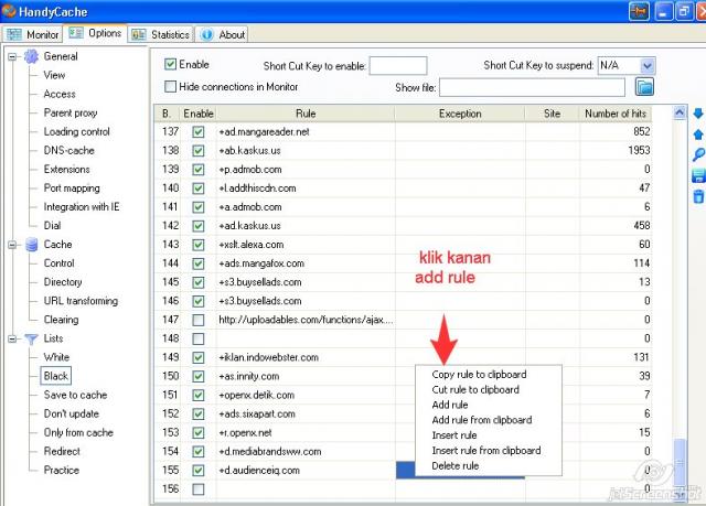HandyCache - internet lebih hemat dan cepat
