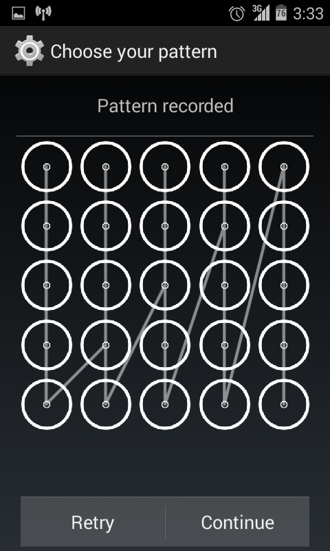 Lock Pattern Yang Paling Sulit Ditebak