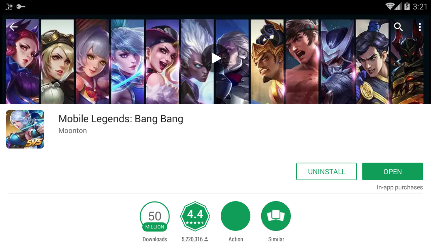 Bermain game Mobile Legends Bang Bang di PC dengan menggunakan Emulator NoxPlayer