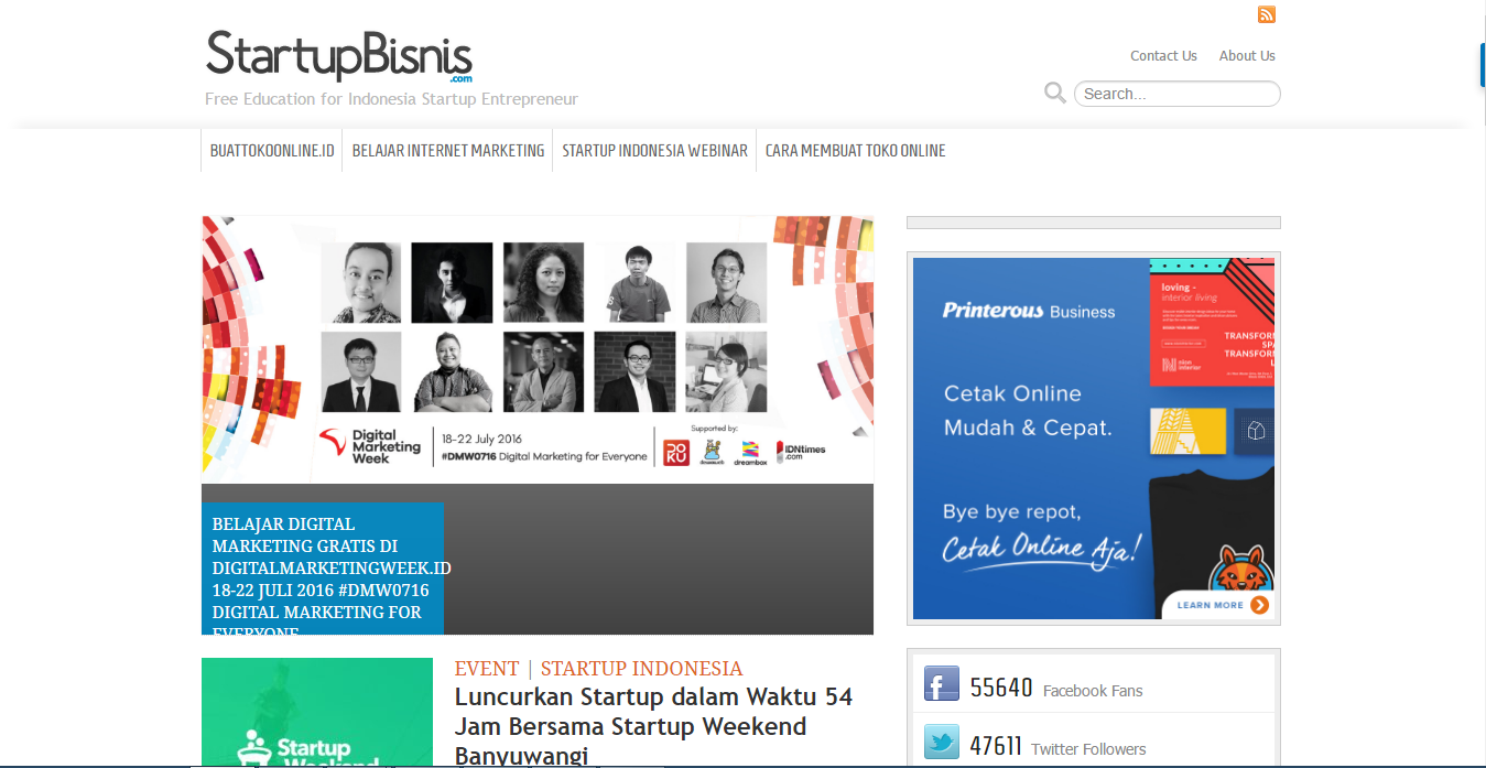 9 Situs Portal Yang Membahas Tentang Startup