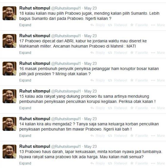 Ruhut Sitompul &quot;SERANG&quot; Prabowo-Hatta !!! &#91;:NGAKAK&#93;