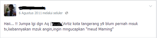 &#91; Poll &#93; Mari Kita Cek Status2 lama di FB kita