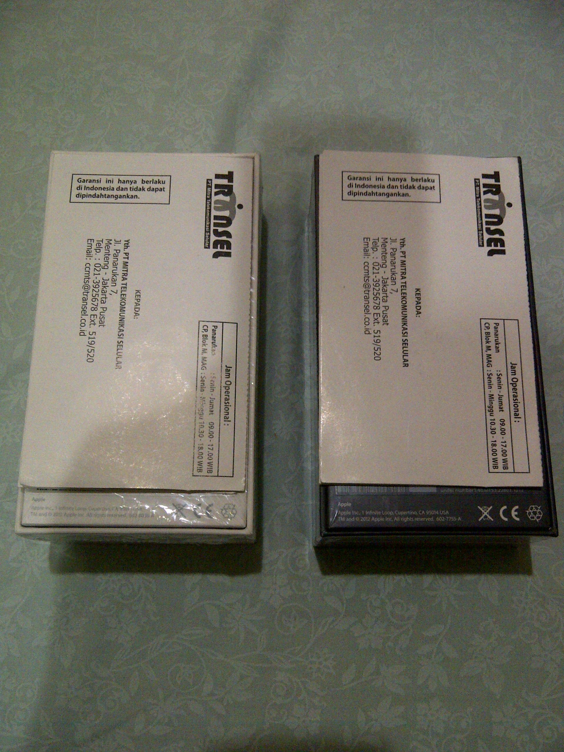 IPHONE 5 16GB FU BLACK / WHITE BNIB GARANSI RESMI MTS 1 TAHUN