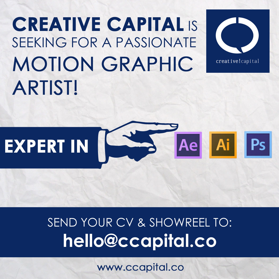 &#91;LOWONGAN&#93; Motion Graphic / Animator