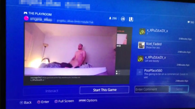 Orang-Orang Melakukan Adegan Panas Secara Live Dengan PS4