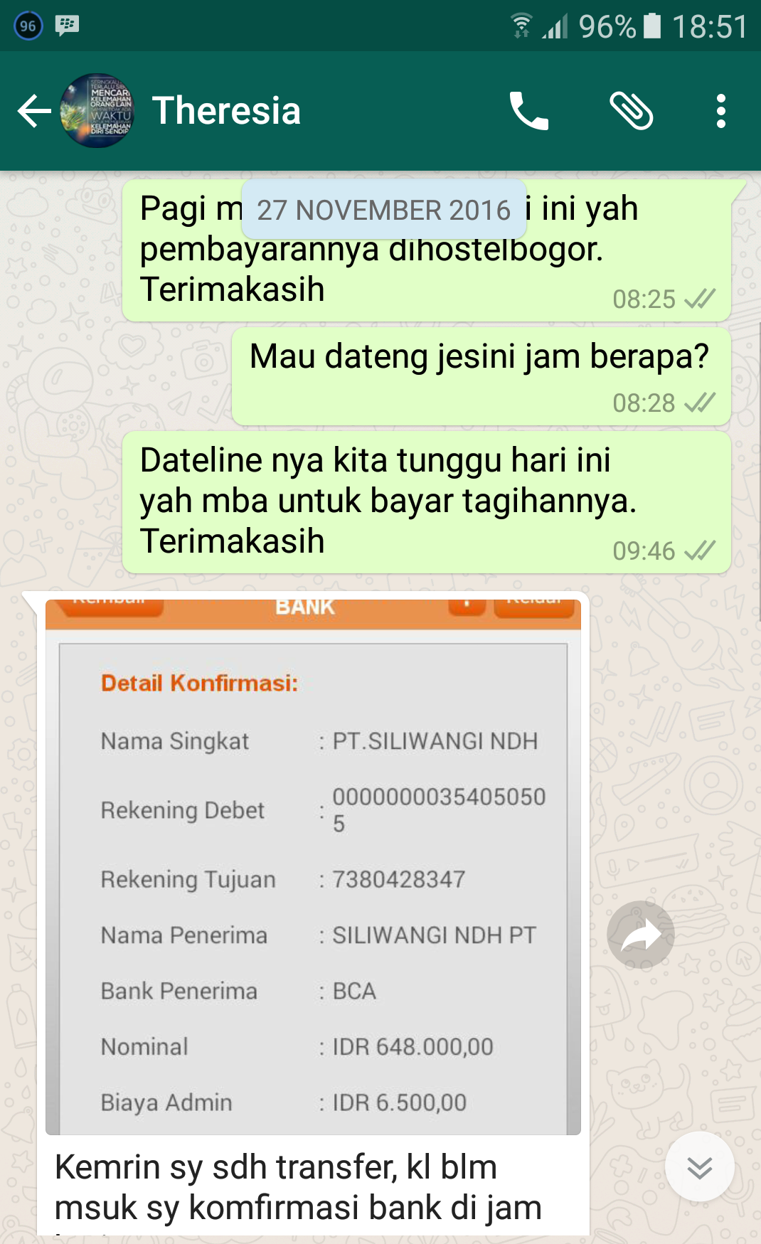 Penipu Sudah Nginap di Hostel Kabur Theresia Tri Nilawati