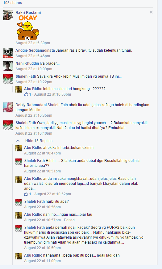 Mau Sampe kapan RASIS gan ?