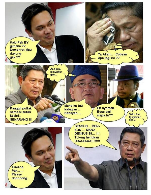Komik Farhat nyari dukungan ke partai