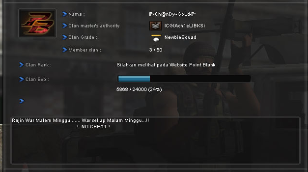 Hal Lucu Pada Deskripsi Clan Game PB (Point Blank)