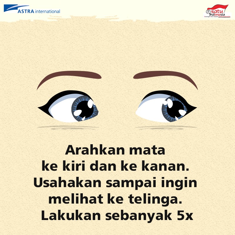 Ikuti cara senam mata berikut untuk mata lebih sehat!