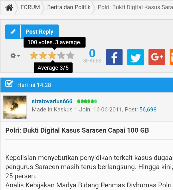 Polri: Bukti Digital Kasus Saracen Capai 100 GB