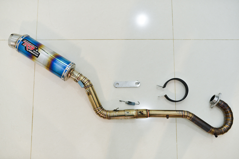 Knalpot R9 New Mugello for KLX 150 mulusss, main jet Keihin ORI, KTC, Xtreme