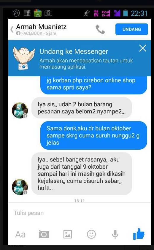 Hati-Hati Cirebon Online Shop Penipu ( cewek wajib masuk )