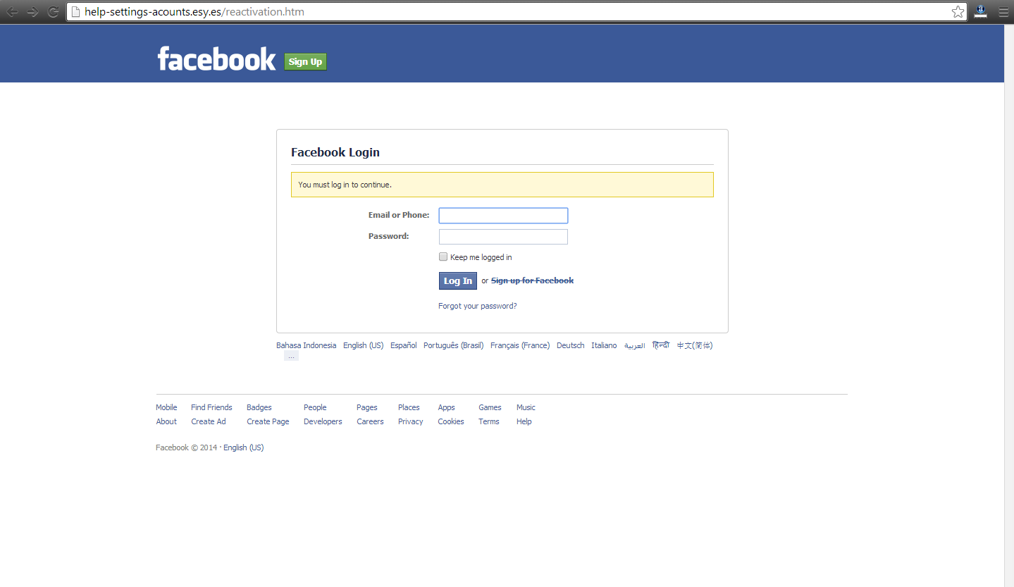 HATI-HATI GAN! AMANKAN AKUN FACEBOOK ANDA!